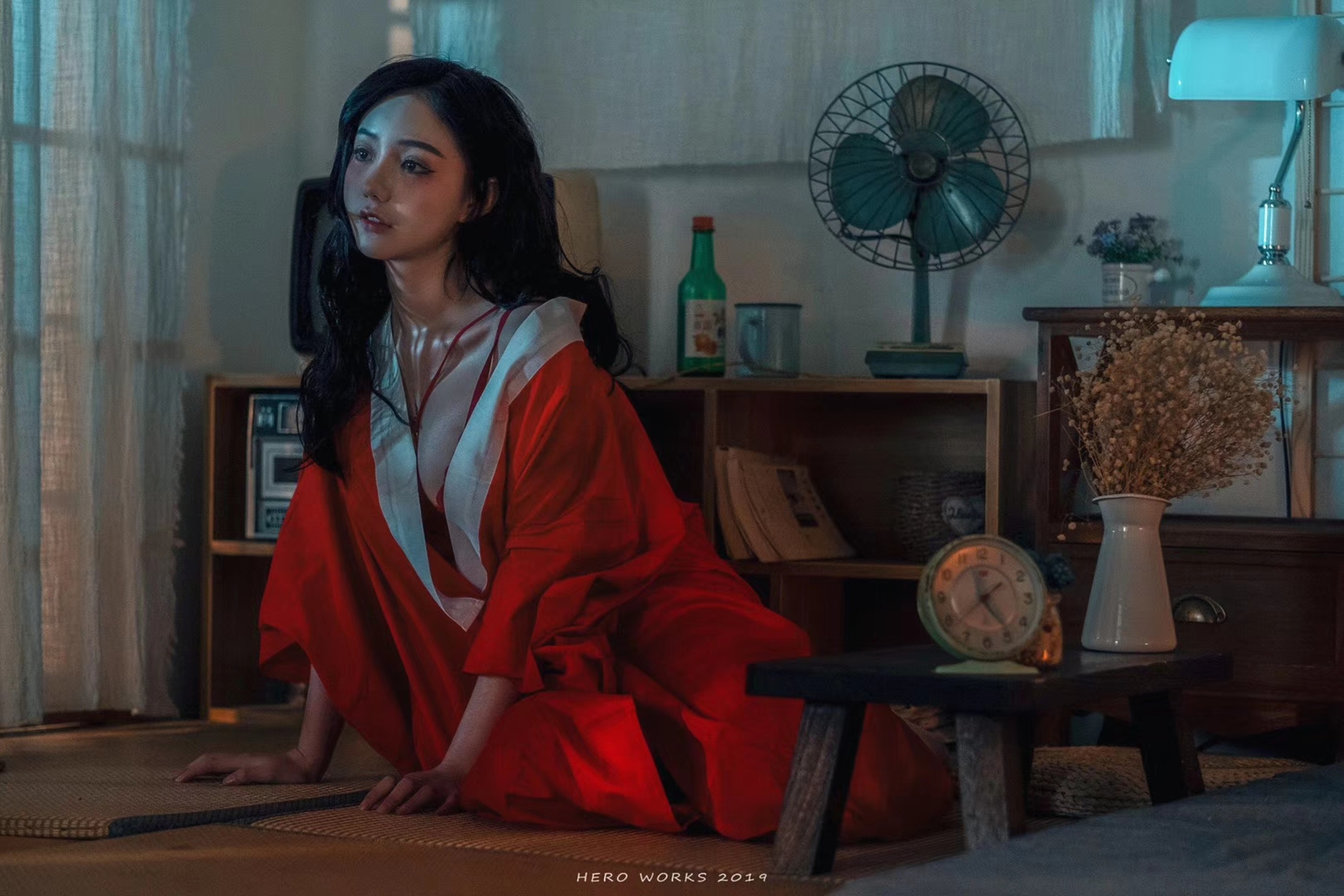 图片[1]-洛丽塔大哥 – NO.007 红色内衣 [18P]-XikXak